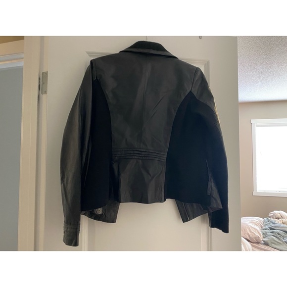 Moto Style Genuine Leather Jacket - Picture 3 of 3